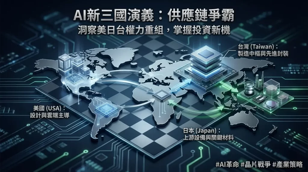 台股：AI投資新地圖：看懂美日台產業分工，挖掘台積電(2330)以外的潛力股