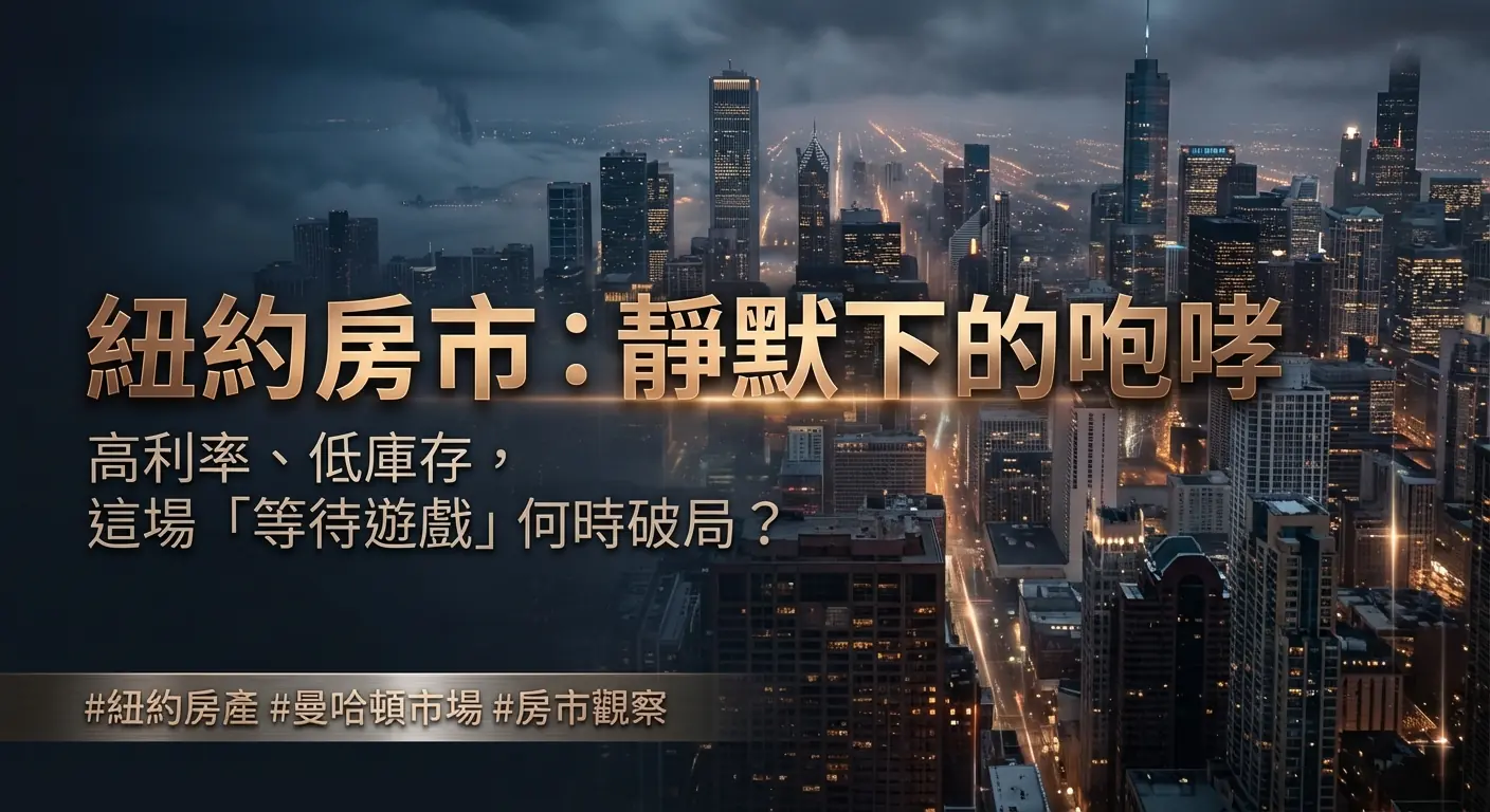 紐約房市的「等待遊戲」：高利率、低庫存與租金狂潮下的新秩序探尋