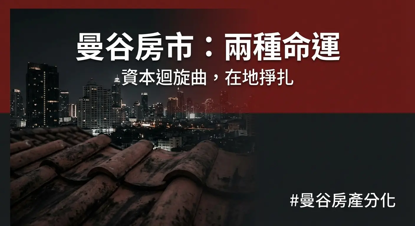 湄南河畔的無聲分化：曼谷房市如何被資本與高房貸割裂？